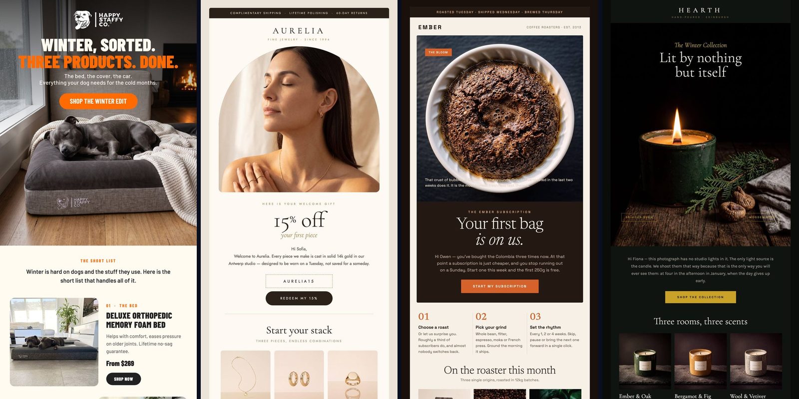 Email campaign designs